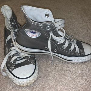 Gray Hightop Converse